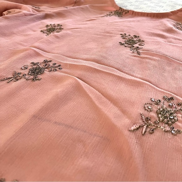 NEW Sequin Embellished Chiffon Salwar Kameez - Picture 12 of 12